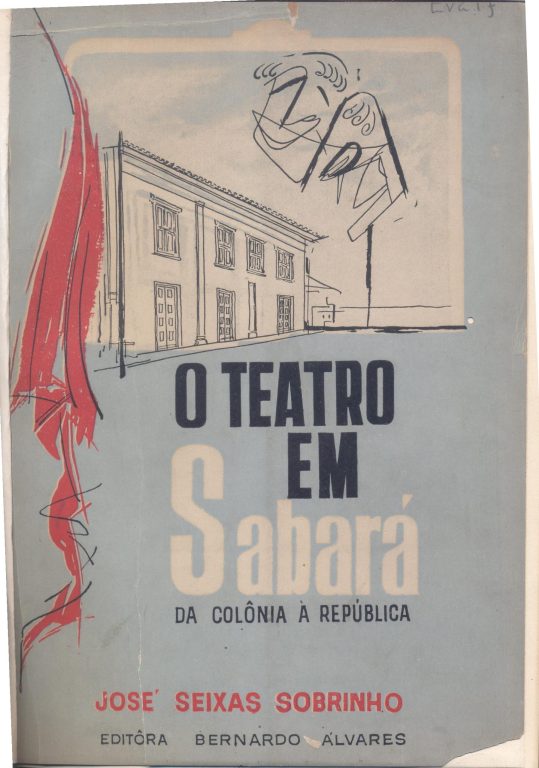 Capa do livro "O teatro em Sabará"